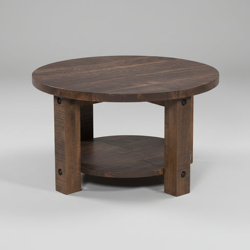 Amish Sullivan Round End Tables End Tables Farmhouse