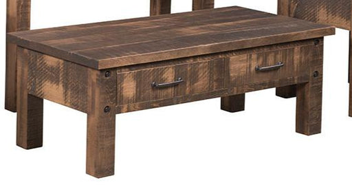 Amish Sullivan Coffee Table Coffee Tables Farmhouse Rough Sawn