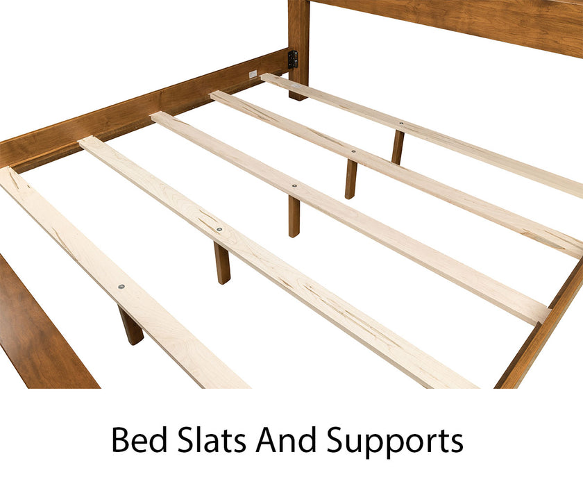 Amish Audrey Modern Fabric Bed