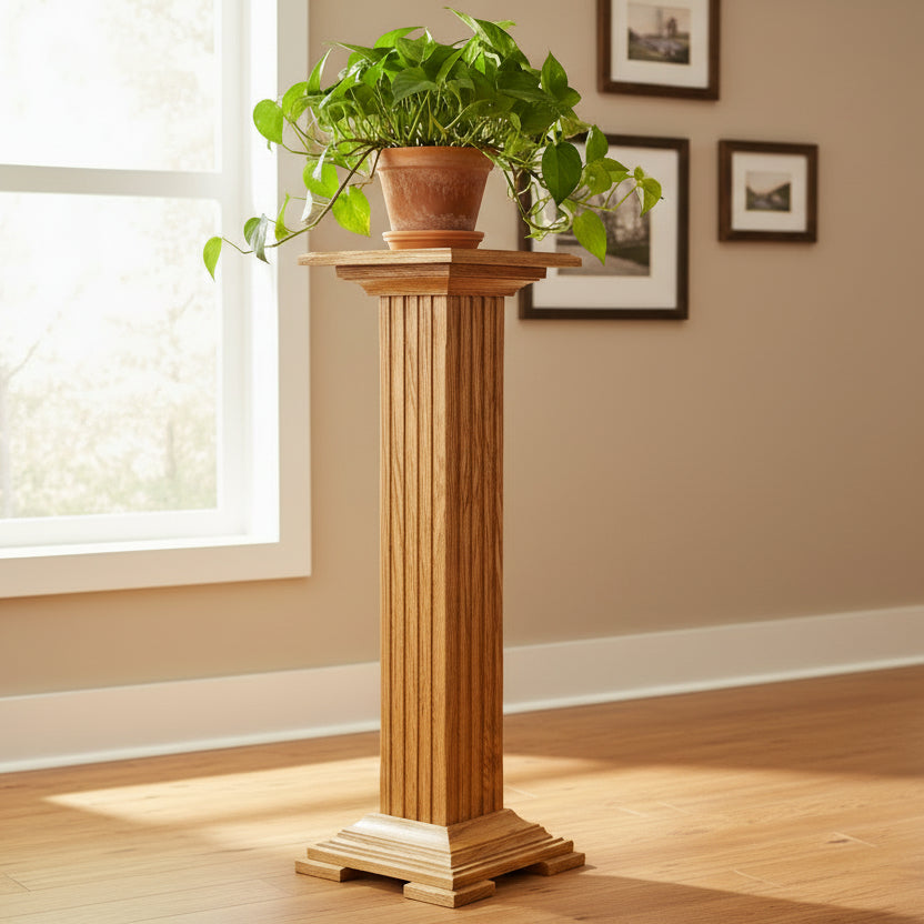 Amish Cathedral Mission Plant Stand
