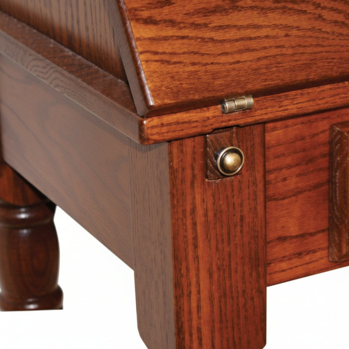 Amish Queen Anne Secretary Writing Desk Secretary Desks Farmhouse Traditional