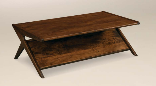 Amish Malaya Coffee Table Coffee Tables Mid-Century Modern