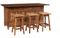 Amish Roswell 72" Island Kitchen Islands: 70-79" Contemporary