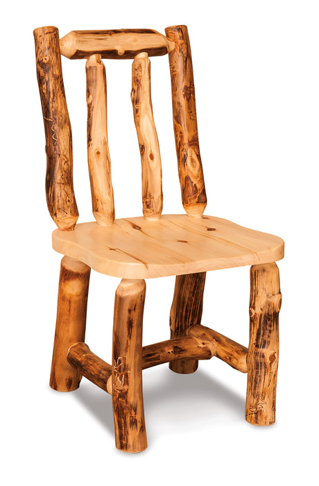 Amish Mission Log Side Dining Chair Dining Chairs Log Furniture