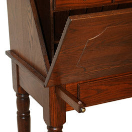 Amish Queen Anne Secretary Writing Desk Secretary Desks Farmhouse Traditional