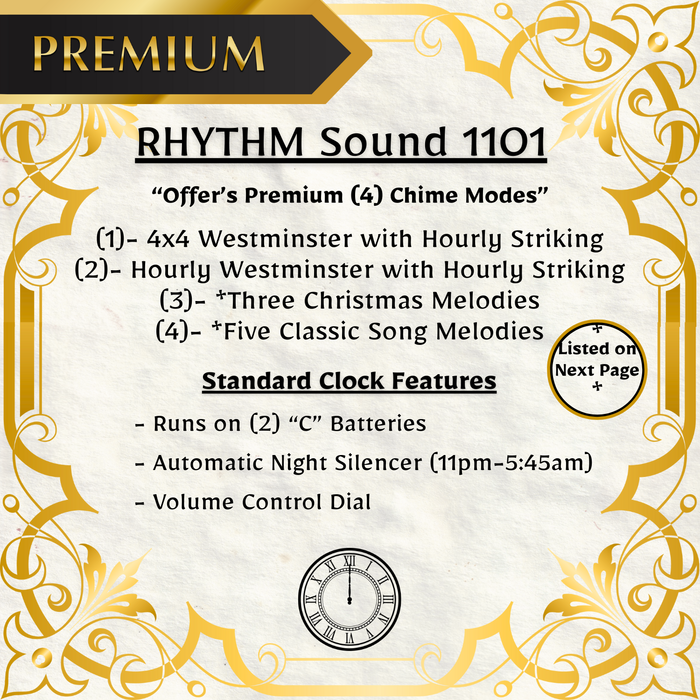 Amish Mission Wall Clock with Pendulum