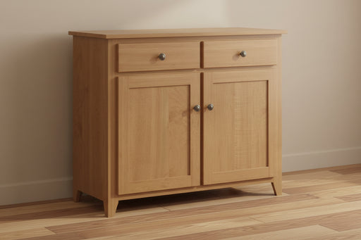 - Standard Hardware: K-107-AE Knobs
- 3/8" Inset Doors
- Knife Hinges
- Dovetailed Drawers
- All Drawers on Full Extension Slides