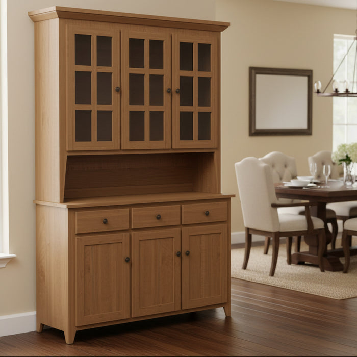 Amish Shaker 3-Door Hutch