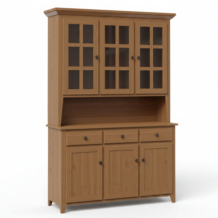Amish Shaker 3-Door Hutch
