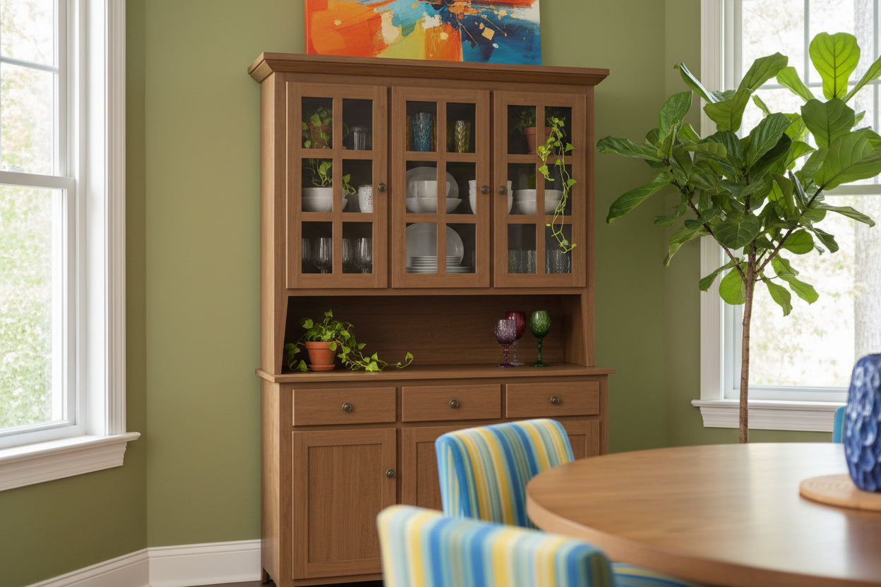 Shaker 3-Door Hutch 3-Door Hutches Shaker