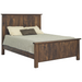 Amish Forest Ridge Panel Bed - Rough Sawn Panel Beds Rough Sawn