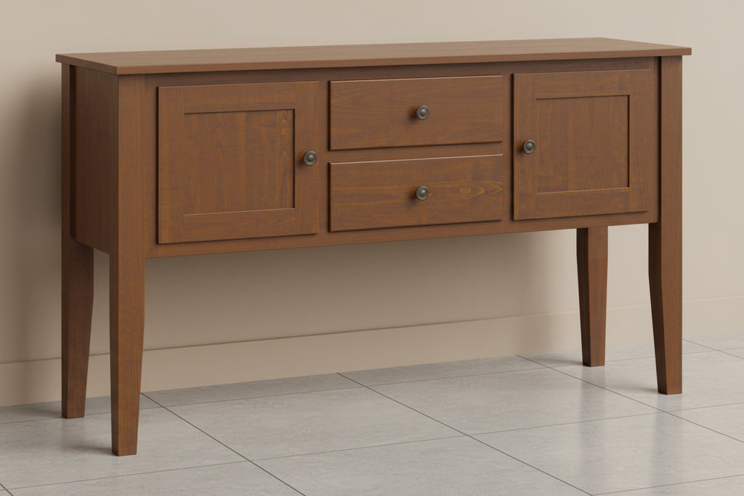 - Standard Hardware: K-107-AE Knobs
- 3/8" Inset Doors
- Knife Hinges