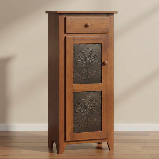 Shaker Pie Safe #35 Pie Safes Shaker
Standard Hardware: Wooden Knobs
2 Adjustable Shelves
3/8" Inset Doors
Dovetailed Drawers
All Drawers on Full Extension Slides