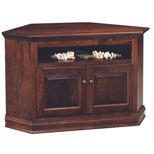 Traditional Corner TV Stand 49.5" Wide Corner TV Stands Traditional