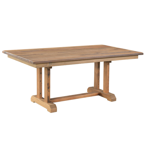 Franklin Reclaimed Dining Table Trestle Dining Tables Farmhouse Reclaimed Barnwood