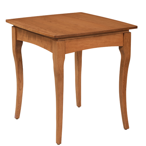 Amish Eclair End Table 24"W x 24"D x 24"H End Tables Contemporary