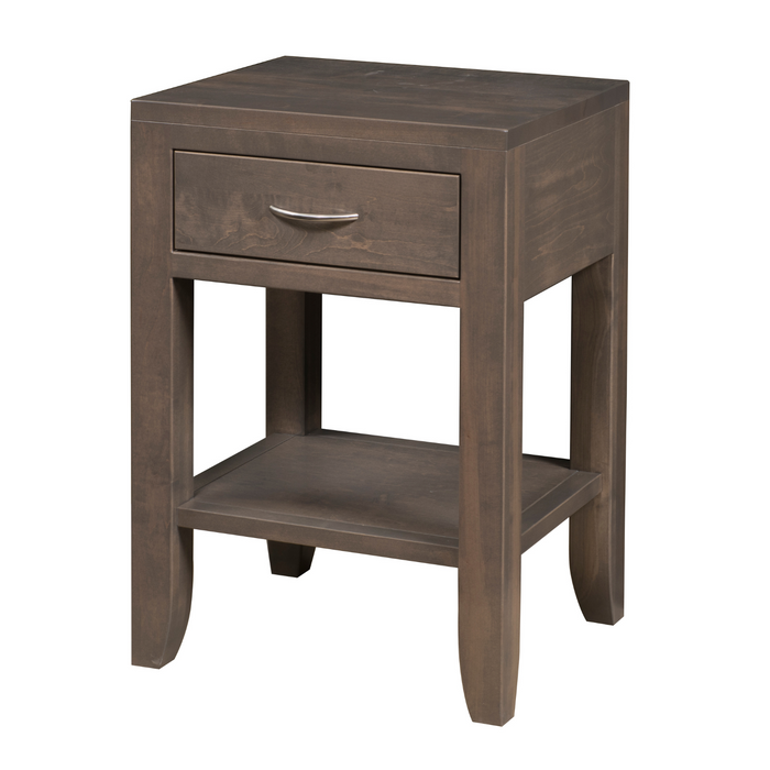 Barrington Nightstand 20" 1-Drawer Open Nightstands Modern