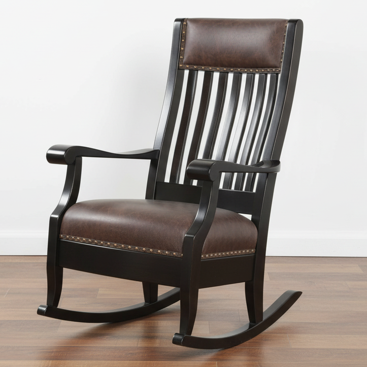 Amish Grandma's Rocker Rocking Chairs Heartland Fabric Indoor Fabric