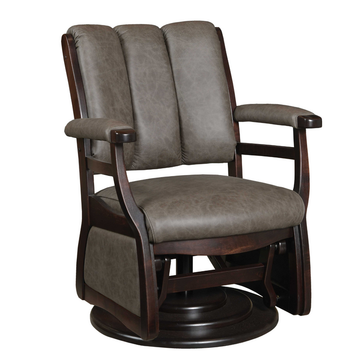Amish Paris Low Back Swivel Glider