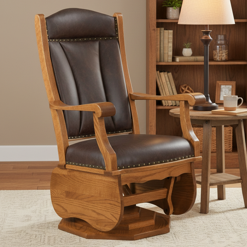 Amish Texas Swivel Glider Swivel Gliders Heartland Fabric Indoor Fabric