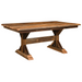 Country Hill Reclaimed Dining Table Trestle Dining Tables Farmhouse Reclaimed Barnwood