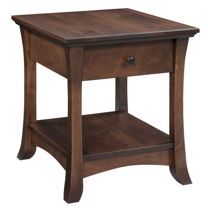 Amish Verona End Table 24"W x 24"D End Tables Contemporary