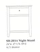 Amish Shoreview Nightstand - Multiple Sizes 24" 1-Drawer Nightstands Shaker