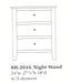 Amish Shoreview Nightstand - Multiple Sizes Nightstands Shaker