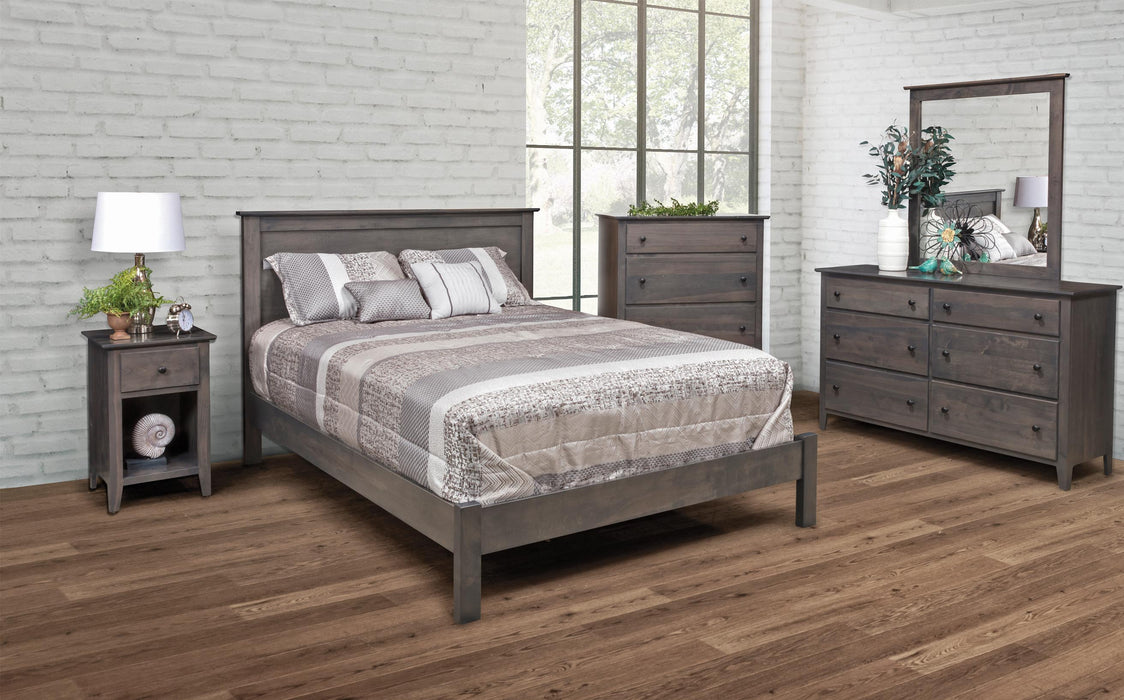 Amish Shoreview Bed Panel Beds Beds Panel Bed