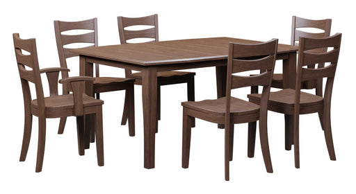 Amish Sierra Dining Set Leg Table & Chair Sets Shaker Traditional