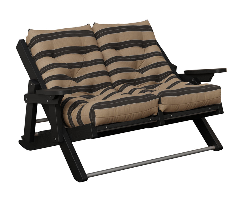 Amish Siesta Folding Loveseat