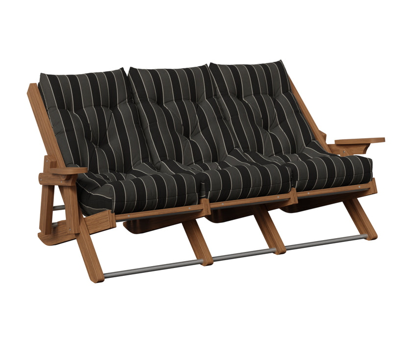 Amish Siesta High Back Folding Sofa