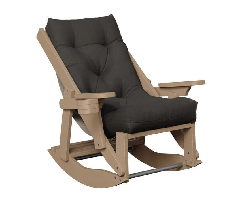 Amish Siesta High Back Rocking Chair