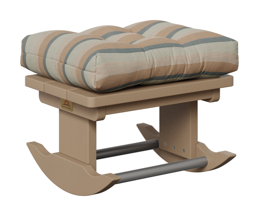 Amish Siesta Rocking Ottoman