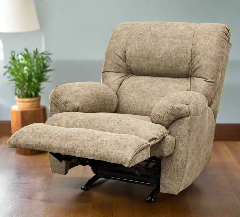 Amish Sidney Rocking Recliner Chair Reclining Chairs Contemporary Indoor Fabric Weaver's Fabrics