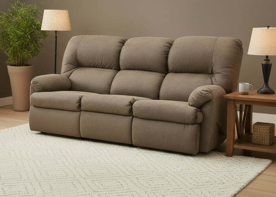 Amish Sidney Reclining Sofa Reclining Sofas Contemporary Indoor Fabric Weaver's Fabrics