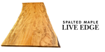 Amish Filmore Live Edge Table Spalted Maple Live Edge Dining Tables Live Edge Modern