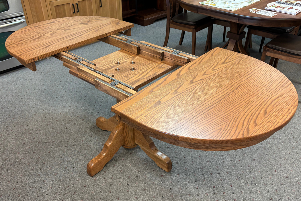 StandardSinglePedestal-Oak-OCS-112Provincial-TableOpen