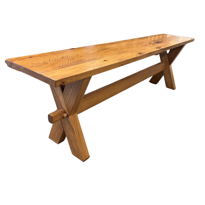 Amish X-Base Dining Set
