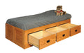 Amish Mason Storage Platform Bed Storage Beds Mission