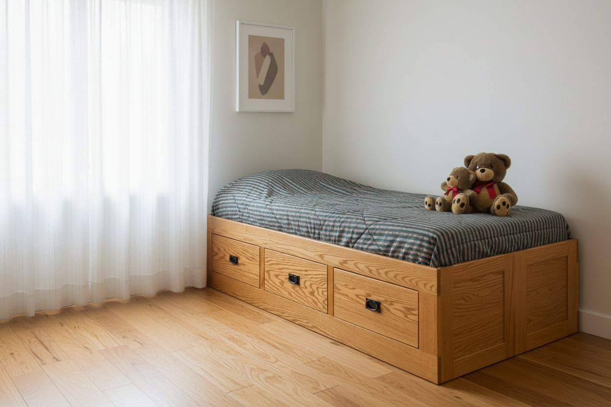 Amish Mason Storage Platform Bed