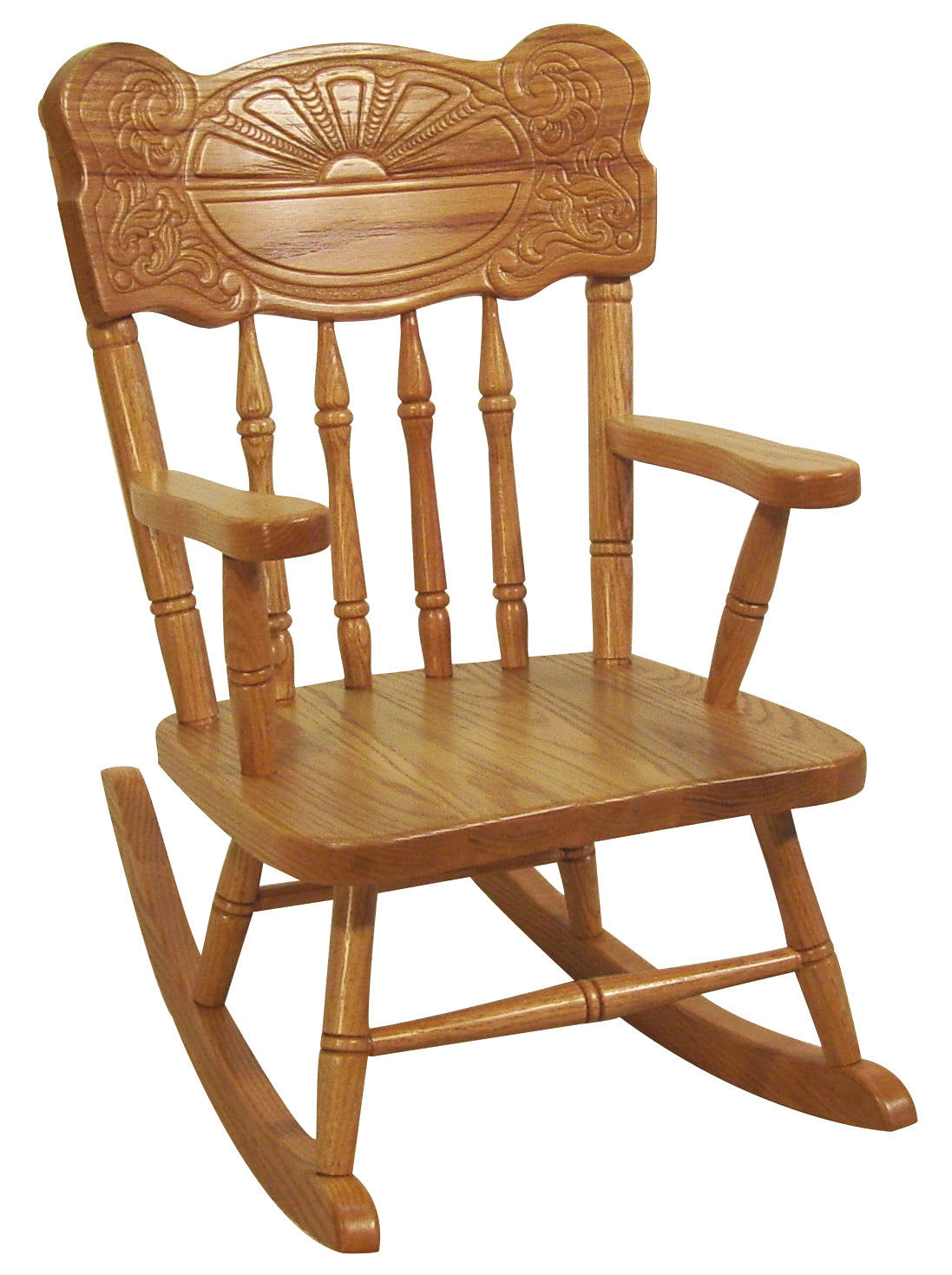 Amish Sunburst Kid's Rocker