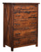 Superior Rough Sawn Chest Chest of Drawers Rough Sawn standard