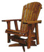 Amish Treated Adirondack Swivel Glider Treated Gliders