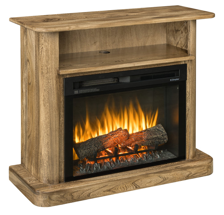 Amish Syracuse Fireplace Mantel w/ Opening