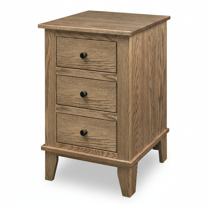 Quick Ship Madison 3-Drawer Nightstand Nightstands Contemporary Sunrise Hardware