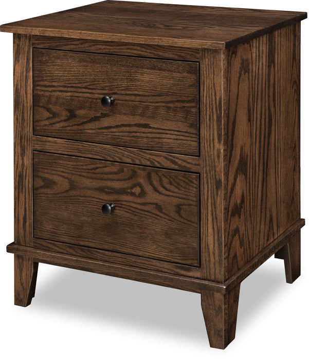 Quick Ship Madison 2-Drawer Nightstand Nightstands Contemporary Sunrise Hardware