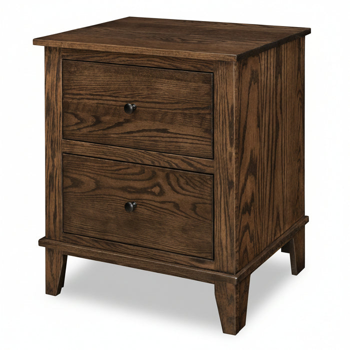 Quick Ship Madison 2-Drawer Nightstand Nightstands Contemporary Sunrise Hardware