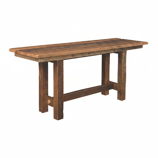 Timberland Reclaimed Pub Table Double Pedestal Pub Tables Farmhouse Reclaimed Barnwood