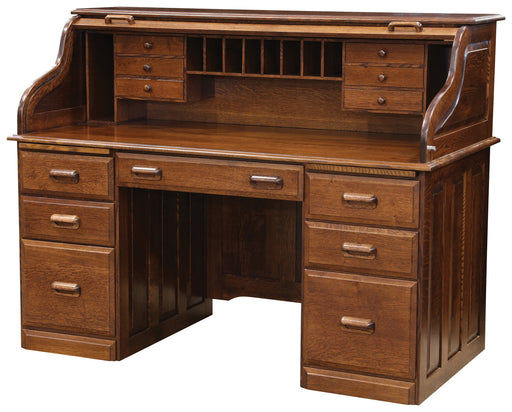 Amish Traditional Rolltop Desk Rolltop Desks Traditional